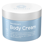 Nanodesert Body Cream that contains 3 extracts of coconut and 5 peptides.