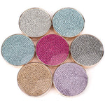 Jewelry Radiant Cushion case comes in purple, pink, light blue, dark blue, grey, and gold.